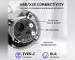 T688 Microphone Bundle - K688 USB/XLR Microphone - Dynamic Mic - White