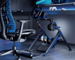 Foldable Racing Simulator Wheel Stand with Chair Fixing Slot