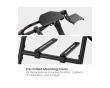 Foldable Racing Simulator Wheel Stand with Chair Fixing Slot