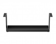 Compact Under-Desk Cable Tray - Black