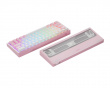 Xpunk 63 Magnetic 60% Gaming Keyboard - Pink/White