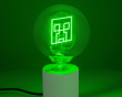 Minecraft Creeper - LED Neon Bulb Lamp