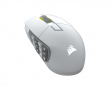 Scimitar Elite Wireless SE MMO Gaming Mouse - White