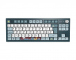 MKey TKL Freedom ISO Keyboard Blue/White - [Gateron G Pro 2.0 Red]