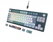 MKey TKL Freedom ISO Keyboard Blue/White - [Gateron G Pro 2.0 Red]