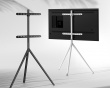 Tripod TV Stand - Screens 45”-65” - White