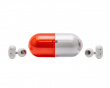 Pill Wireless In-Ear Headphones - Red
