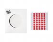 Spirt Dots - Red - 40 pcs