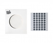 Spirt Dots - Grey - 40 pcs