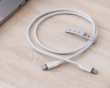 Elements Silicone Textured USB-C Cable 240W 2m - White