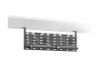 Clamp-On Vertical Under Desk Cable Tray - Black
