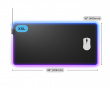 Glorious Mouse Pad 2 GLED XL Extended Black