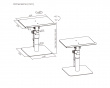 Adjustable Speaker Stand - Black