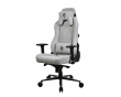 Vernazza Soft Fabric Gaming Chair - Light Grey