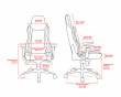 Vernazza Soft Fabric Gaming Chair - Pearl Green