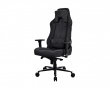 Vernazza Soft Fabric Gaming Chair - Pure Black