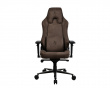 Vernazza Supersoft Fabric Gaming Chair - Brown