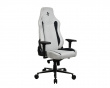 Vernazza Supersoft Fabric Gaming Chair - Light Grey