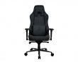 Vernazza Supersoft Fabric Gaming Chair - Pure Black