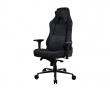 Vernazza Supersoft Fabric Gaming Chair - Pure Black
