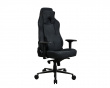 Vernazza Supersoft Fabric Gaming Chair - Pure Black