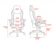 Vernazza XL Softfabric Gaming Chair - Dark Grey