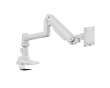 Monitor Stand 20kg Heavy-Duty 17”-49” White with USB-Ports - 1 Screen