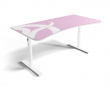 Arena Gaming Desk - Large - White Pink