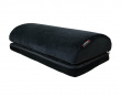 Footrest Soft Fabric - Velvet - Black