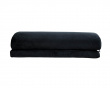 Footrest Soft Fabric - Velvet - Black