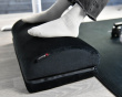 Footrest Soft Fabric - Velvet - Black