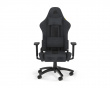 TC100 Relaxed Gaming Chair - Fabric (Grey and Black)