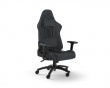 TC100 Relaxed Gaming Chair - Fabric (Grey and Black)
