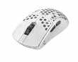 AKITSU Medium Carbon Fiber Wireless Gaming Mouse - White