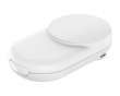 UltraCharge 2-i-1 Qi2 trådlös laddare (vit)
