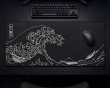 The Great Wave XXL Mousepad - Black