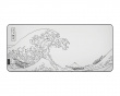 The Great Wave XXXL Mousepad - White
