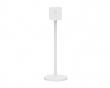 Floor stand with adjustable arm for TV - White