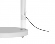 Floor stand with adjustable arm for TV - White
