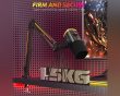 BM38 RGB Metal Microphone Boom Arm - Black
