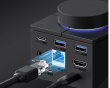 USB-C Hub with Knob and Shortcut Buttons – 2.5G Ethernet Port – Black