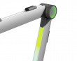 Aluminum Dynamic RGB Microphone Boom Arm - White