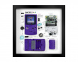 Retro Art Nintendo Gameboy Color Console Display  - Purple