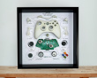 Retro Art Microsoft Xbox 360 Wirless Controller Display  - White