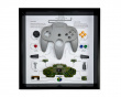 Retro Art Nintendo N64 Controller Display  - Grey