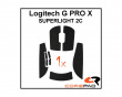 Soft Grips For Logitech G PRO X SUPERLIGHT 2C Compact - Black