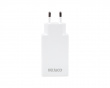 67W 2x USB-C Wall charger - Slim White