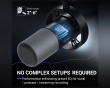 AmpliTank USB/XLR Dynamic Microphone - Black