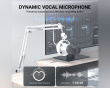 AmpliTank USB/XLR Dynamic Microphone - White