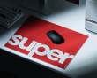 Glass Mousepad v3 L - Type-S - Red